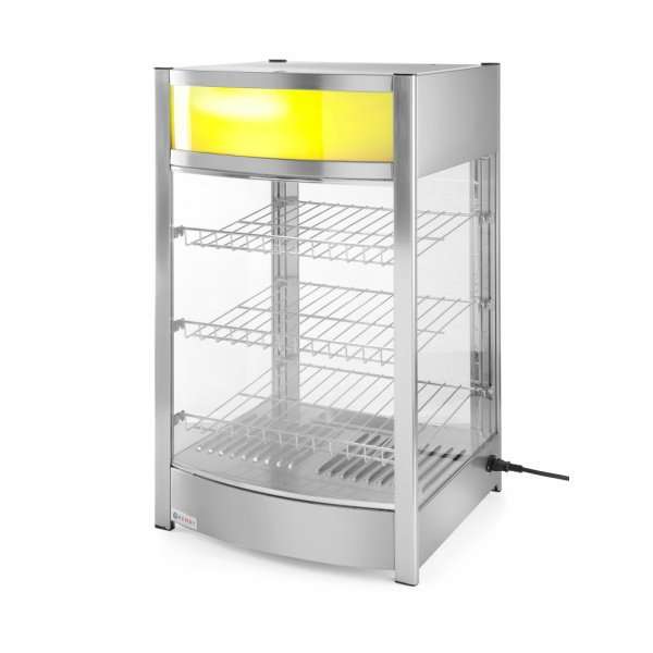 Vitrine de table chauffante