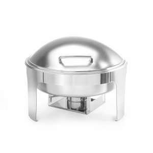 Chafing dish rond finition satiné