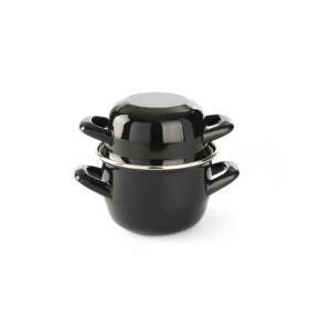 Cocotte à moules émaillée - avec couvercle