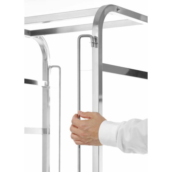 Chariot pour casiers de lavage - 7 x 500x500 mm, HENDI, 615x560x(H)1710mm - Image 4