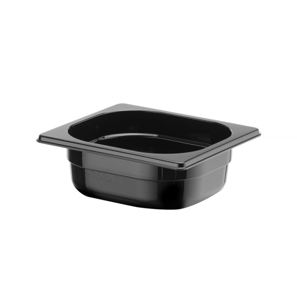 Bac gastronorme 1/6, HENDI, Profi Line, GN 1/6, 1L, Noir, 176x162x(H)65mm - Image 2