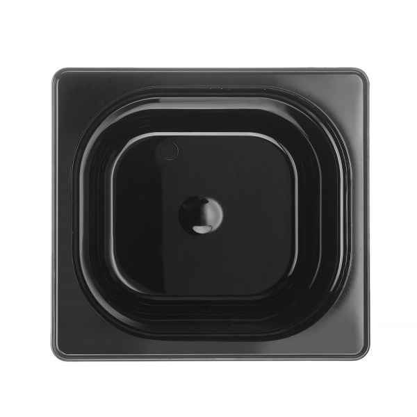 Bac gastronorme 1/6, HENDI, Profi Line, GN 1/6, 1L, Noir, 176x162x(H)65mm - Image 3
