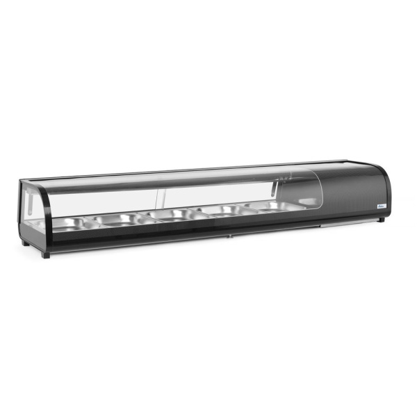Présentoir à sushis, Arktic, Noir, 220-240V/190W, 1800x420x(H)265mm - Image 4