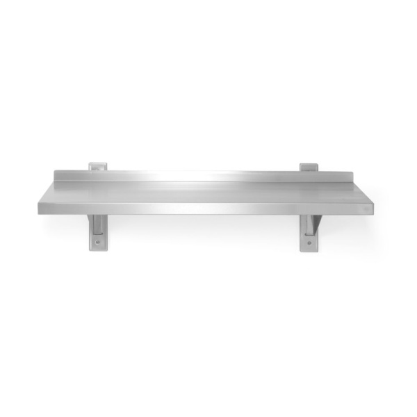 Étagère murale réglable, simple, avec 2 supports, HENDI, 4 u., 1400x300x(H)600mm - Image 2