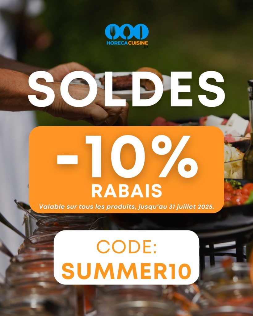 Promotion barbecue -10% HorecaCuisine, code SUMMER10