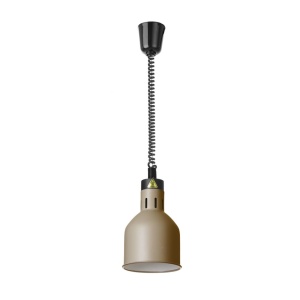 Lampe chauffante cylindrique réglable, HENDI, Beige, 230V/250W, ⌀175x(H)250mm