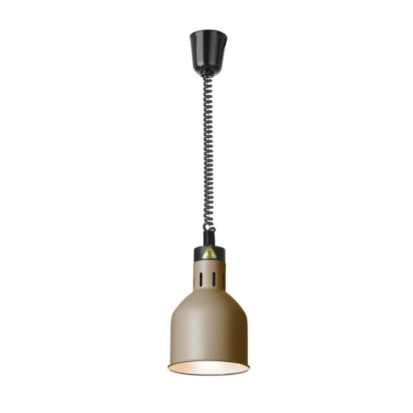 Lampe chauffante cylindrique réglable, HENDI, Beige, 230V/250W, ⌀175x(H)250mm - Image 2