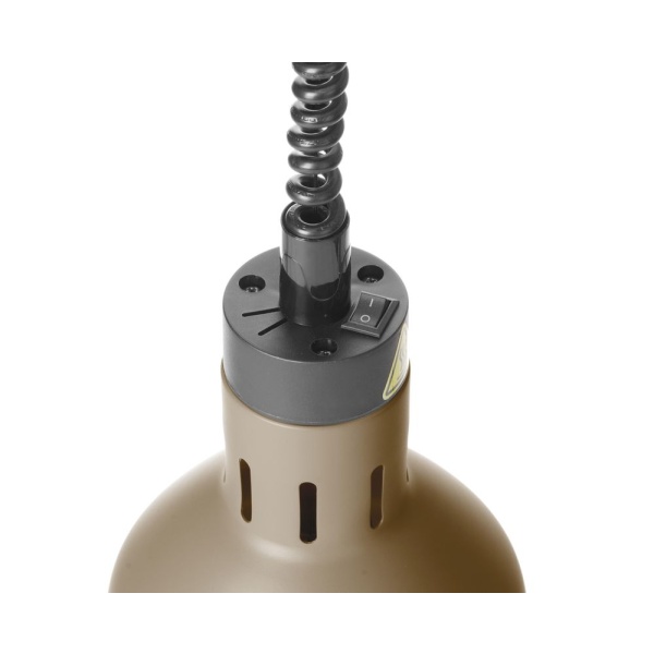 Lampe chauffante cylindrique réglable, HENDI, Beige, 230V/250W, ⌀175x(H)250mm - Image 3