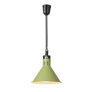 Lampe chauffante conique réglable, HENDI, Vert, 230V/250W, ⌀275x(H)250mm