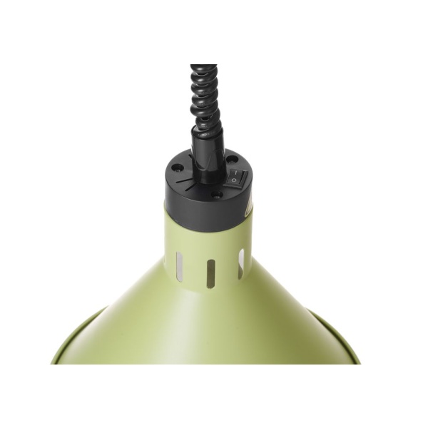 Lampe chauffante conique réglable, HENDI, Vert, 230V/250W, ⌀275x(H)250mm - Image 4