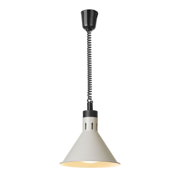 Lampe chauffante conique réglable, HENDI, Blanc, 230V/250W, ⌀275x(H)250mm - Image 2