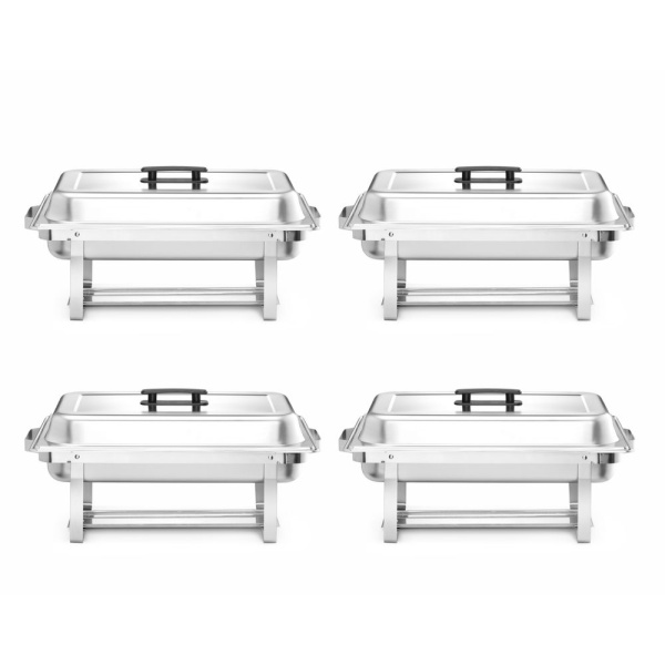 Chafing dish – set de 4, HENDI, GN 1/1, 7,5L, 600x355x(H)305mm