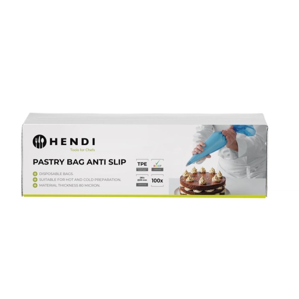 Poches pâtissier antidérapants, HENDI, Bleu, 100 u., 515x280mm - Image 5