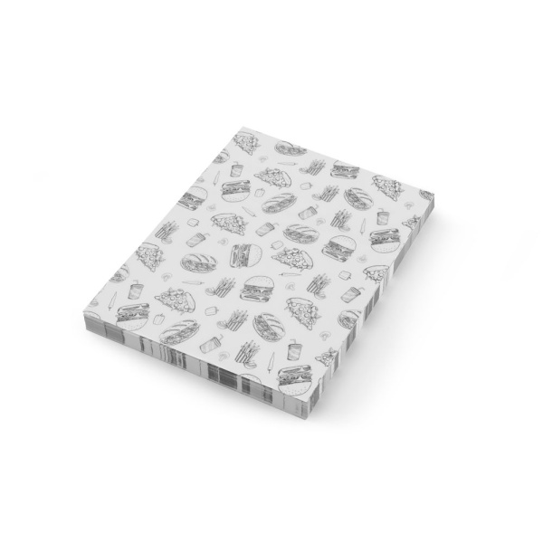 Papier sulfurisé, HENDI, Motif illustration fast food, 500 u., 305x305mm - Image 4