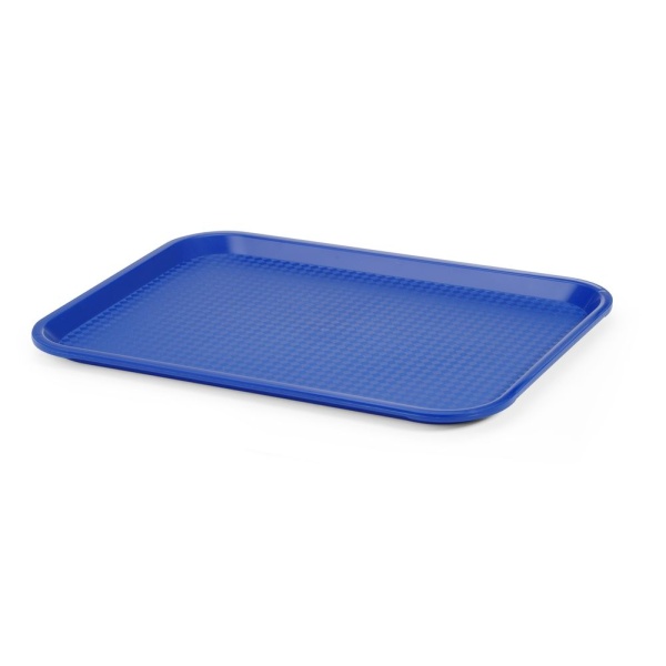 Plateaux fastfood moyen, HENDI, Bleu, 305x415x(H)20mm