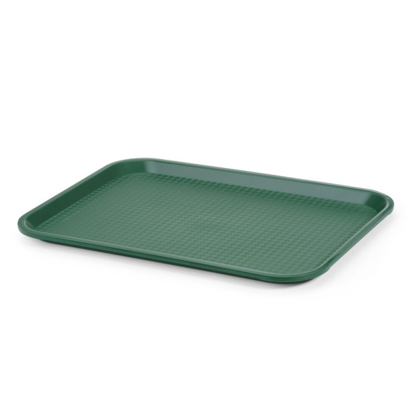 Plateaux fastfood moyen, HENDI, Vert, 305x415x(H)20mm