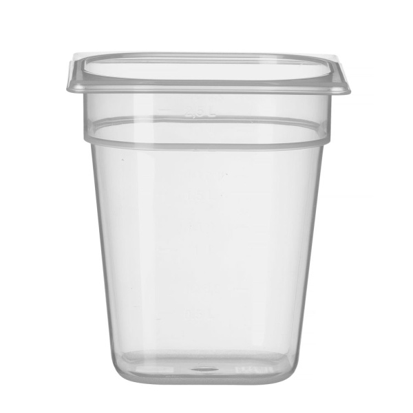 Bac Gastronorme 1/6, HENDI, Profi Line, GN 1/6, 1,6L, Transparent, 176x162x(H)100mm - Image 6