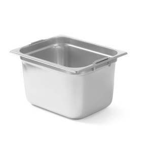 Bac GN avec poignées pliables, HENDI, GN 1/2, 6,25L, 325x265x(H)100mm
