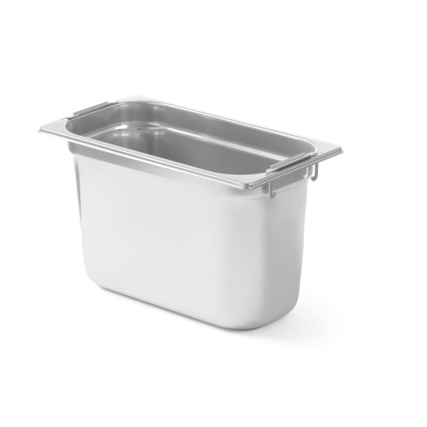 Bac GN avec poignées pliables, HENDI, GN 1/3, 3,9L, 325x176x(H)100mm