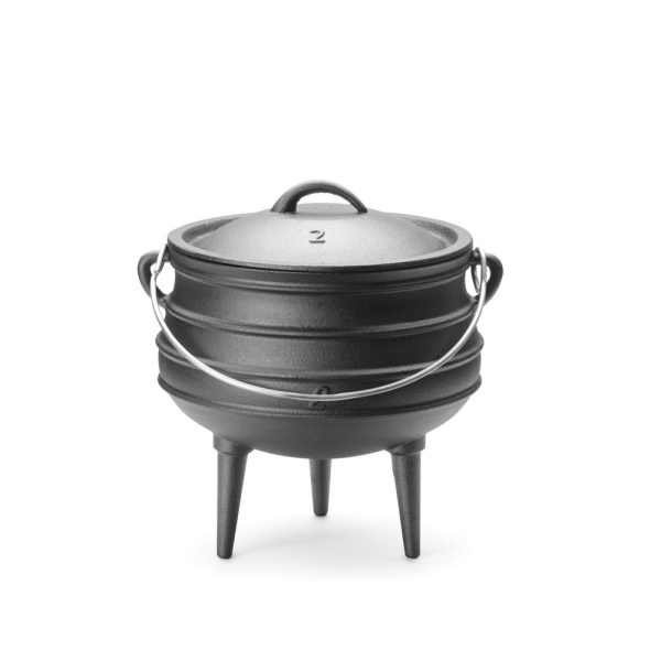 Marmite en fonte, HENDI, Noir, ⌀245x(H)280mm