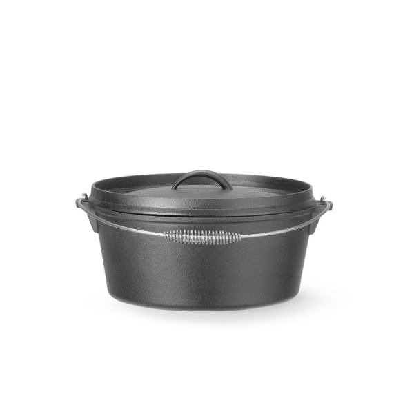 Marmite en fonte, HENDI, 7,2L, Noir, ⌀310x(H)155mm