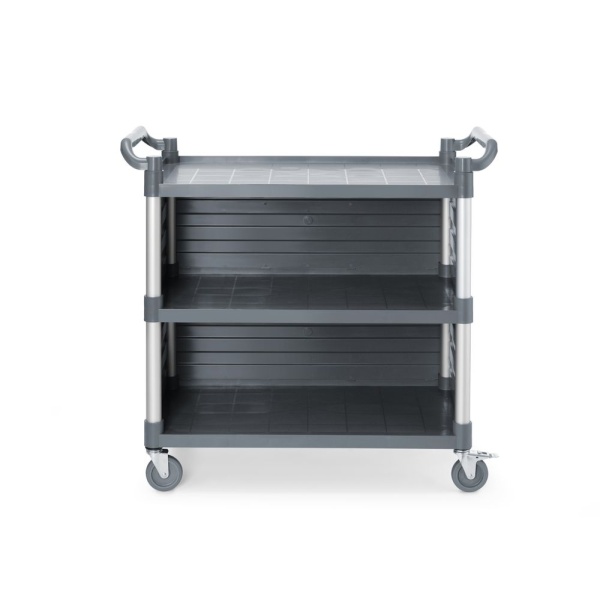 Chariot de service en polypropylène 3 étagères, grand, AmerBox, 1010x500x(H)960mm - Image 6