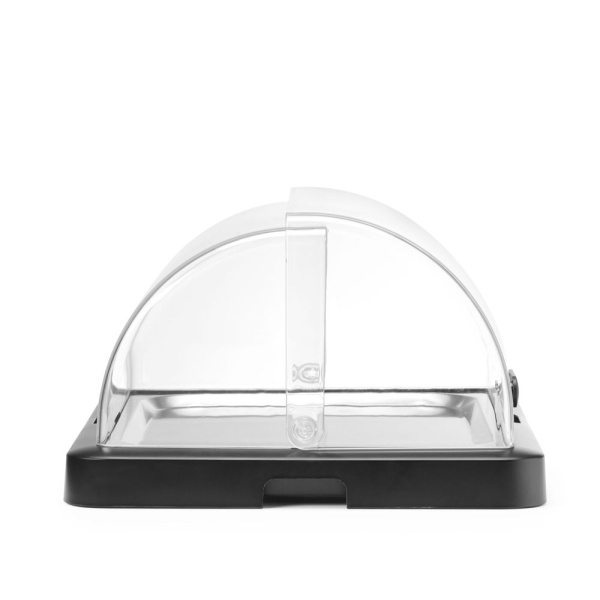 Vitrine réfrigérante à couvercle coulissant roll-top Duo UNIQ, HENDI, designed by Robert Bronwasser, Noir, 460x355x(H)220mm - Image 4