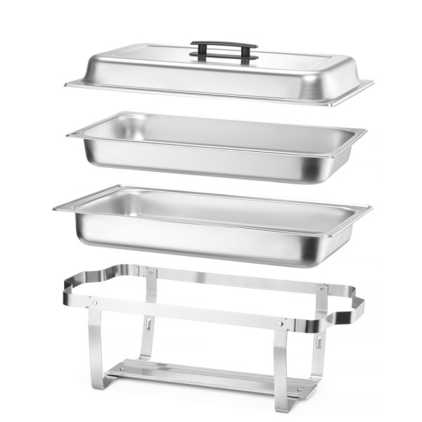 Chafing dish – set de 4, HENDI, GN 1/1, 7,5L, 600x355x(H)305mm - Image 4