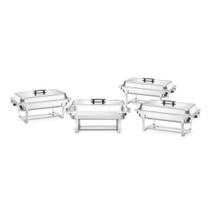 Chafing dish – set de 4, HENDI, GN 1/1, 7,5L, 600x355x(H)305mm