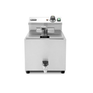 Friteuse XL avec robinet de vidange, HENDI, Profi Line, 10L, 400V/6600W, 300x585x(H)377mm