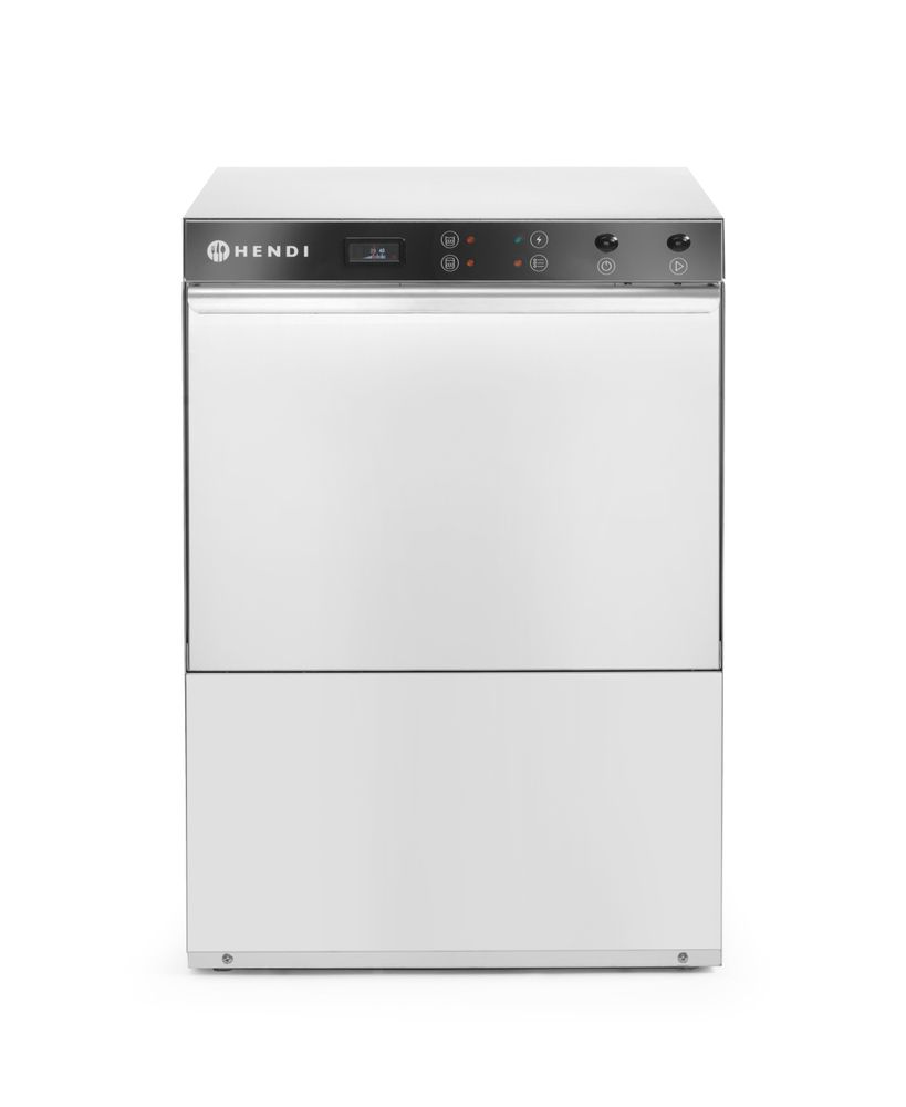 Lave-vaisselle 50x50 - contrôle électromécanique, HENDI, 400V/6600W, 570x600x(H)830mm