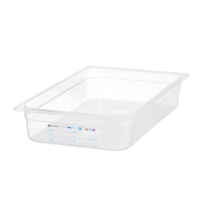 Bac Gastronorme 1/1, HENDI, GN 1/1, 12L, Transparent, 530x325x(H)100mm